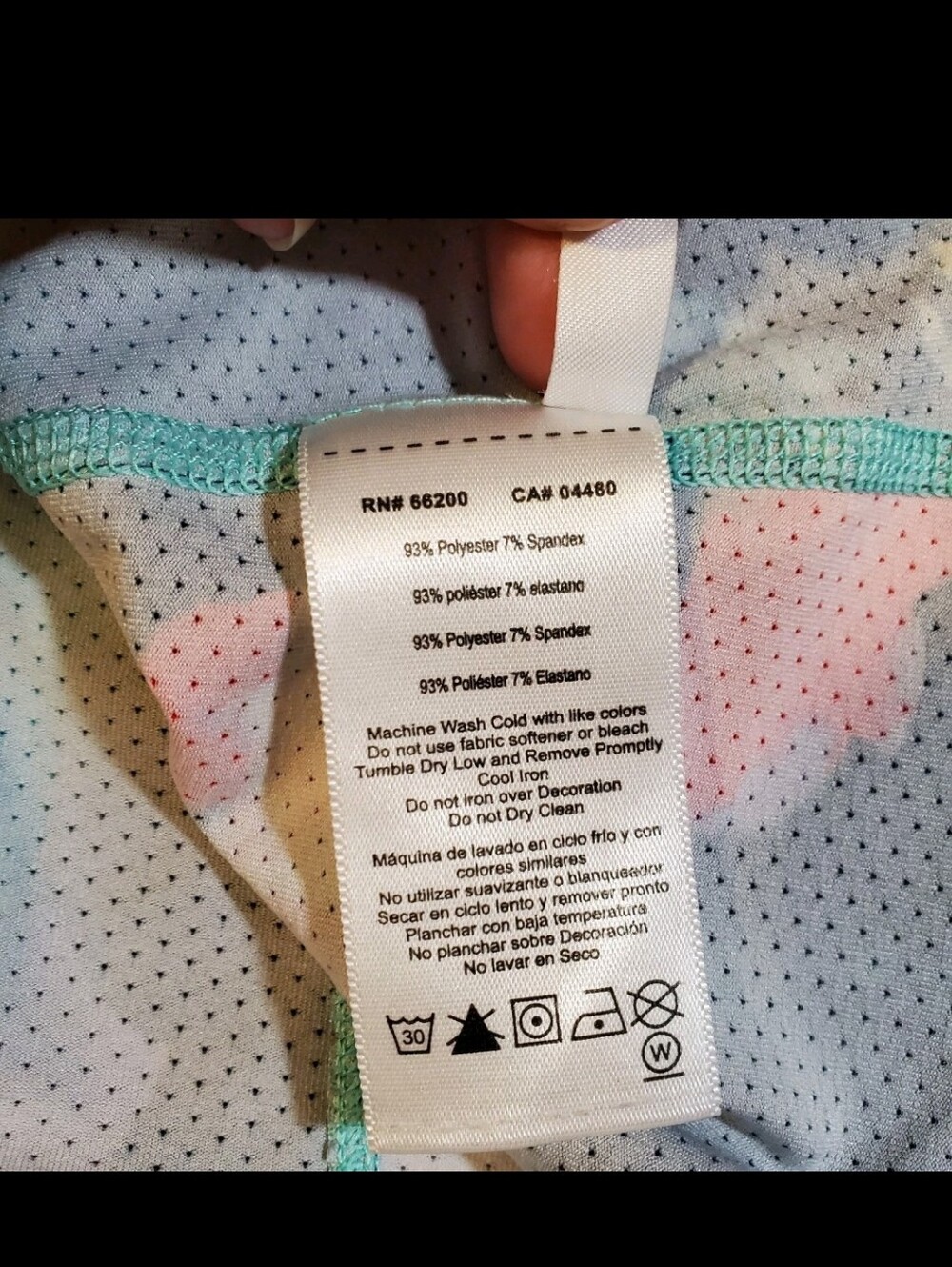 ASICS Women's Multicolor Floral Racerback Tank Top Sz L - Picture 7 of 10